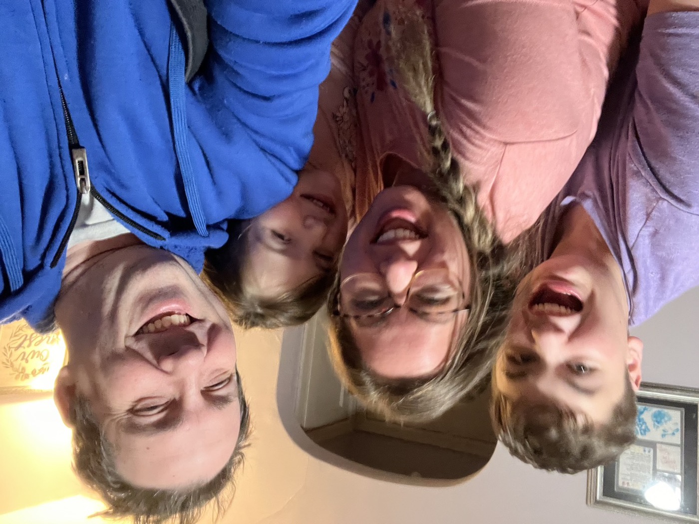 Matt with Tash, Holly, and Noah